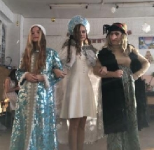 Зимние - Новогоднее представление в 8а классе