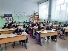 Школьная жизнь - Урок Мужества в 1а и 2б классах
