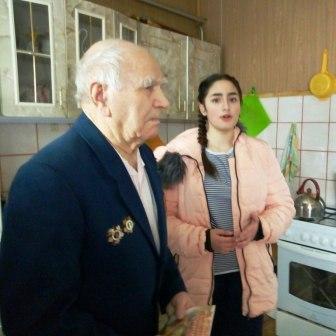 2017-2018 уч.год - Поздравление ветерана