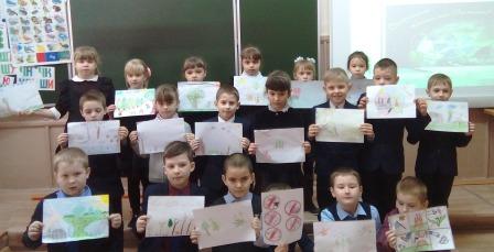 2019-2020 уч.год - Экологический кл.час в 1б классе