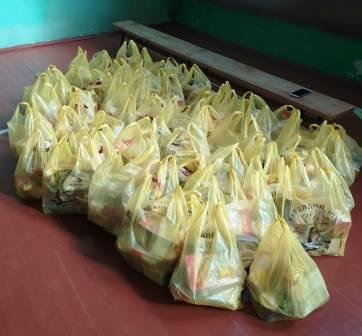 2019-2020 уч.год - Очередное получение продуктовых наборов