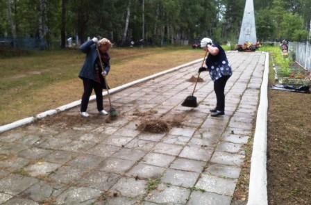 2019-2020 уч.год - Уборка воинского мемориала