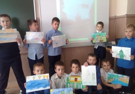 Осенние - Мероприятие о Сурском крае во 2б классе