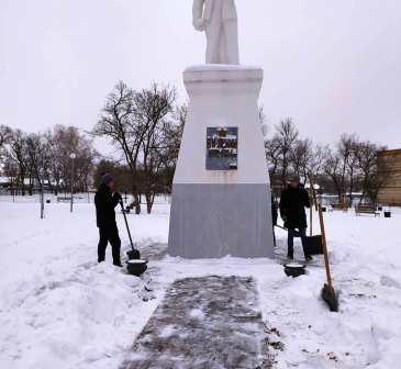 Зимние - Юнармейцы участвуют в акции «Делаем добро»
