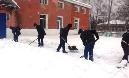 Зимние - Трудовой десант 6а класса