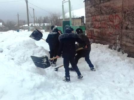 Зимние - Трудовой десант 6а класса
