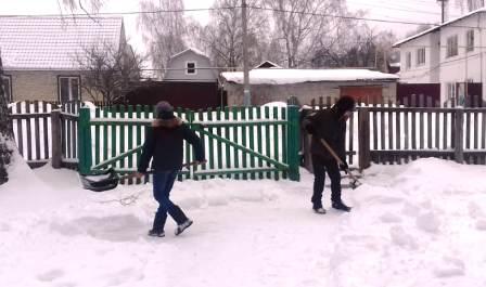 Зимние - Трудовой десант 6а класса