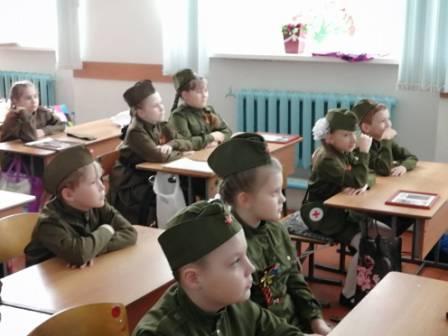 80-летие Победы - Акция «Голубь мира» в 3а классе