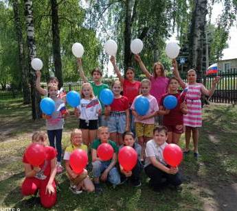 Летние - День России в лагере «Улыбка»