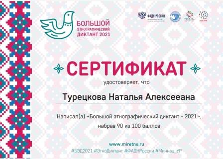 Интересно! - Большой этнографический диктант-2021