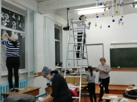 Школьная жизнь - Подготовка к Новому году в 4а классе