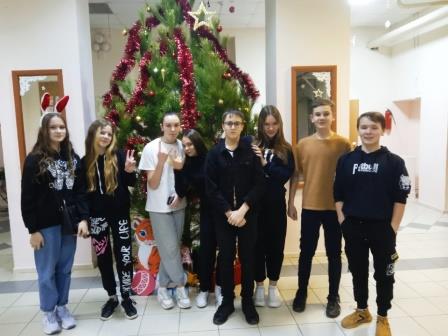 Зимние - Новогоднее представление в 8а классе
