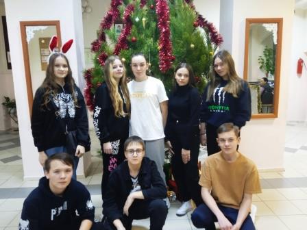 Зимние - Новогоднее представление в 8а классе