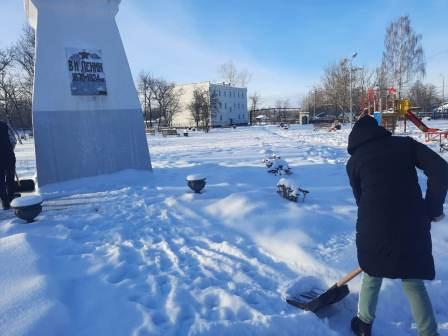 Зимние - 9б класс на Трудовом десанте