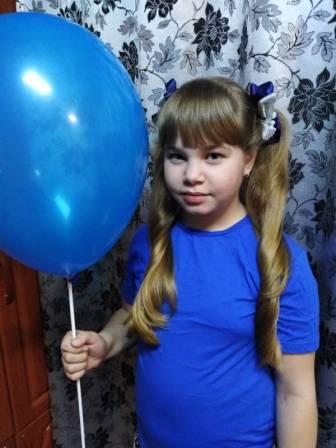 Школьная жизнь - Юнармейцы 3б класса приняли участие в акция «Зажги синим»