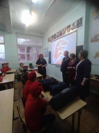 Школьная жизнь - Открытие Юнармейского класса