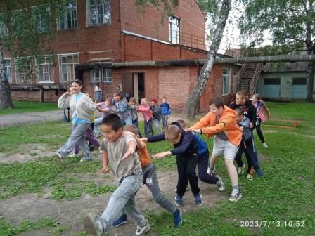 Летние - 14-й день в ДОЛ «Улыбка» День подвижных игр